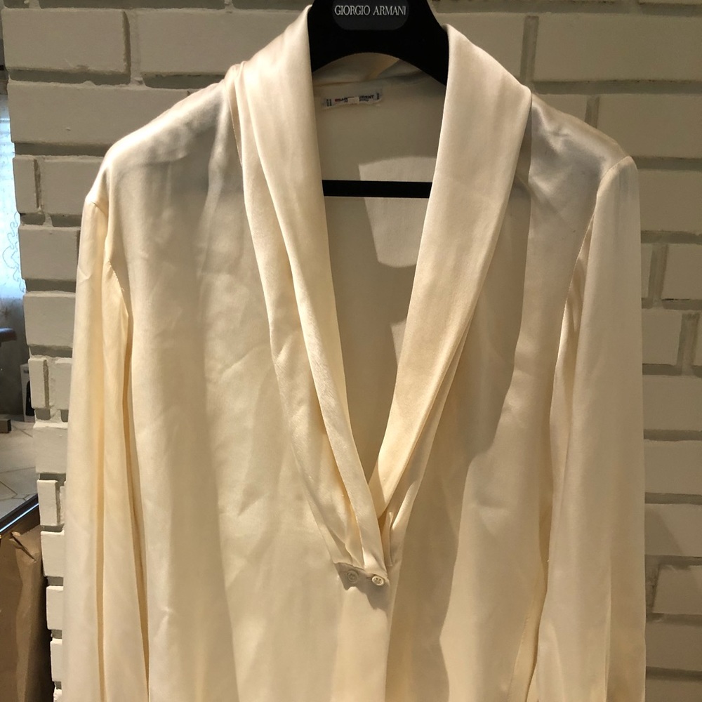 Yves saint Laurent Silk charmeuse blouse
